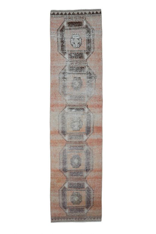 Vintage Orange Runner Rug