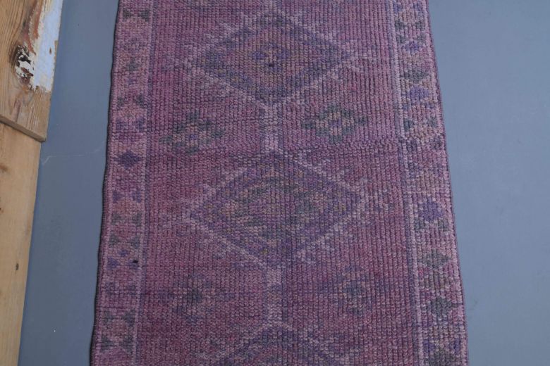 Vintage Purple Runner Rug