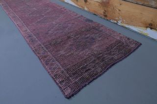 Vintage Purple Runner Rug - Thumbnail