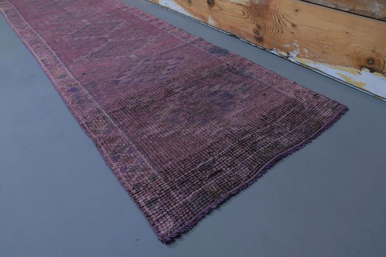 Vintage Purple Runner Rug