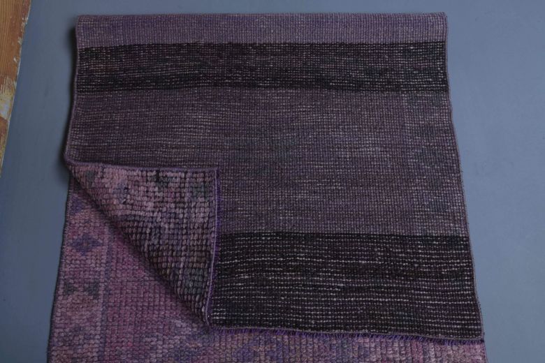 Vintage Purple Runner Rug