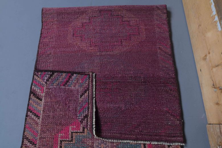 Vintage Purple Runner Rug