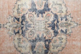 Vintage Pastel Colored Runner Rug - Thumbnail