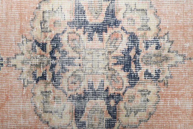 Vintage Pastel Colored Runner Rug