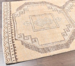 Vintage Turkish Runner Rug - Thumbnail