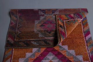 Vintage Herki Runner Rug - Thumbnail