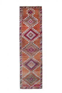 Vintage Herki Runner Rug - Thumbnail