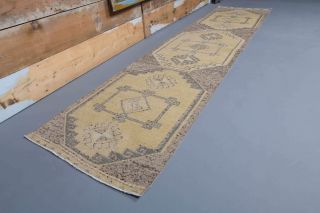 Oushak Vintage Runner Rug - Thumbnail