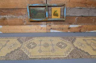 Oushak Vintage Runner Rug - Thumbnail