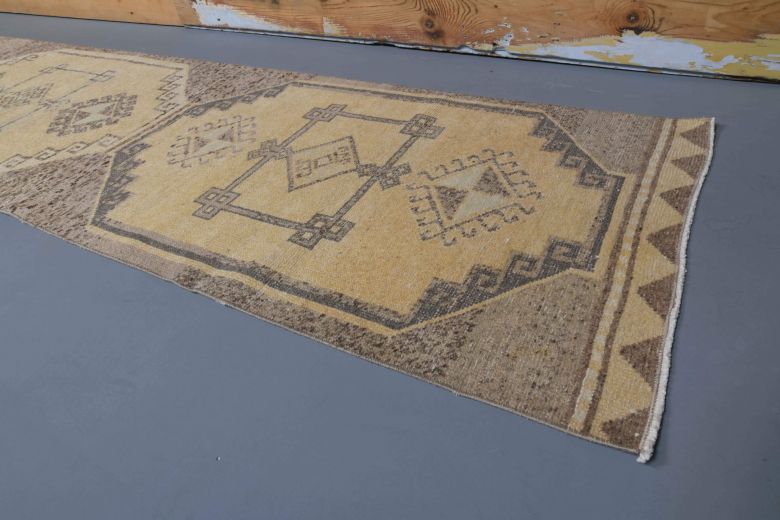 Oushak Vintage Runner Rug