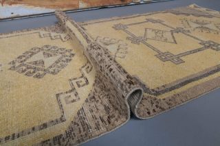 Oushak Vintage Runner Rug - Thumbnail