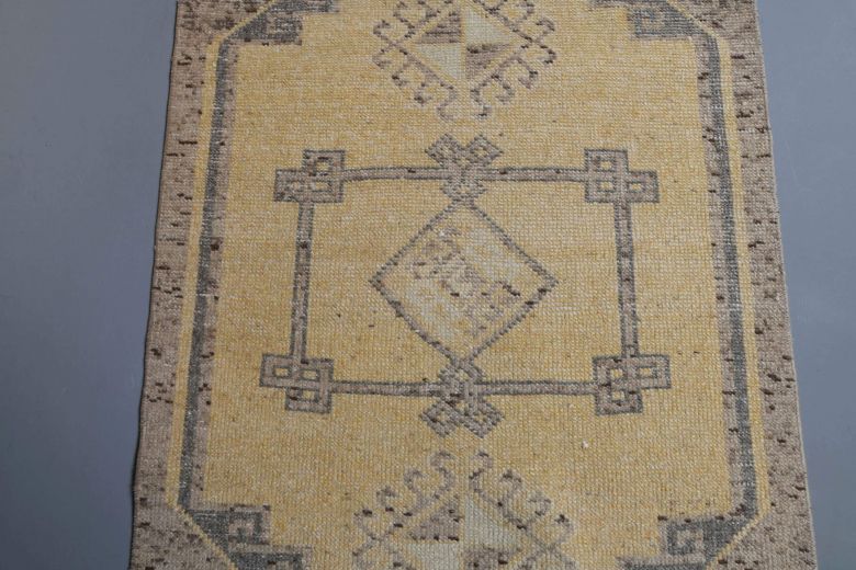 Oushak Vintage Runner Rug