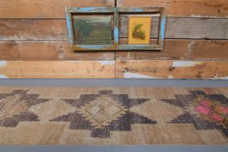 Handwoven Vintage Runner Rug - Thumbnail