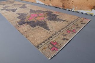 Handwoven Vintage Runner Rug - Thumbnail