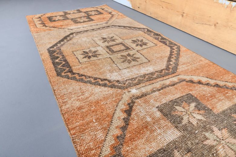 Vintage Orange Runner Rug