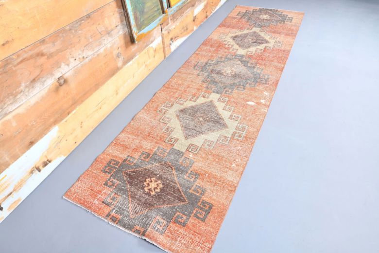 Handmade Vintage Runner Rug 