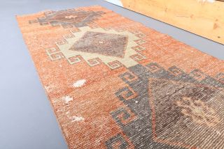 Handmade Vintage Runner Rug - Thumbnail