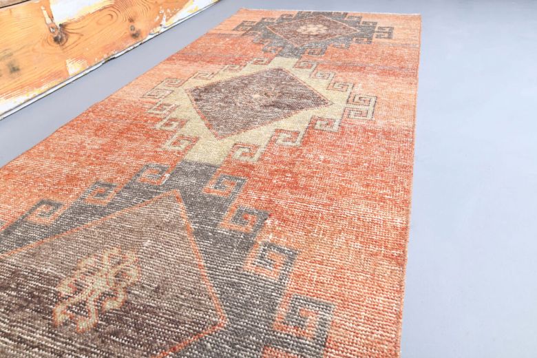 Handmade Vintage Runner Rug 