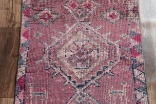 Vintage Pink Runner Rug - Thumbnail