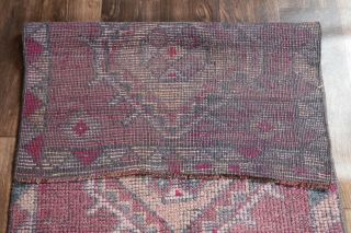 Vintage Pink Runner Rug - Thumbnail