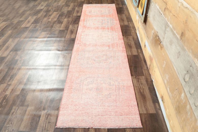 Vintage Pink Runner Rug