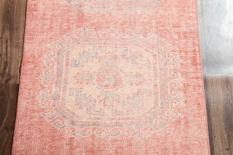 Vintage Pink Runner Rug