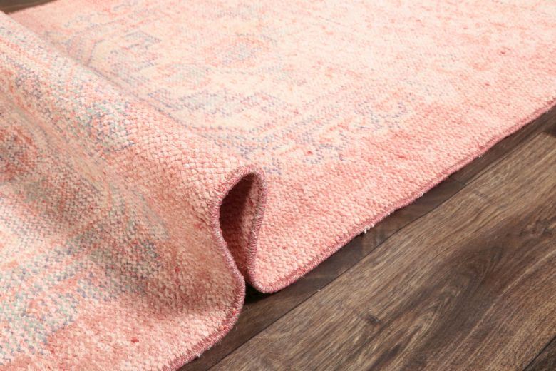 Vintage Pink Runner Rug