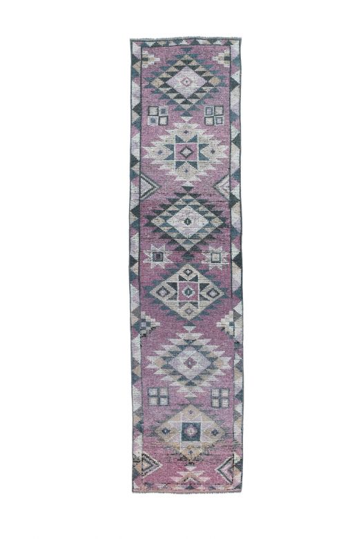 Vintage Purple Runner Rug