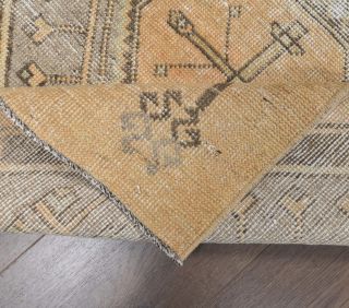 Vintage Orange Runner Rug - Thumbnail