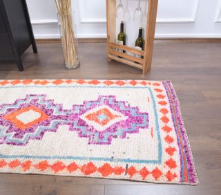 3x11 Wool Vintage Runner Rug - Thumbnail