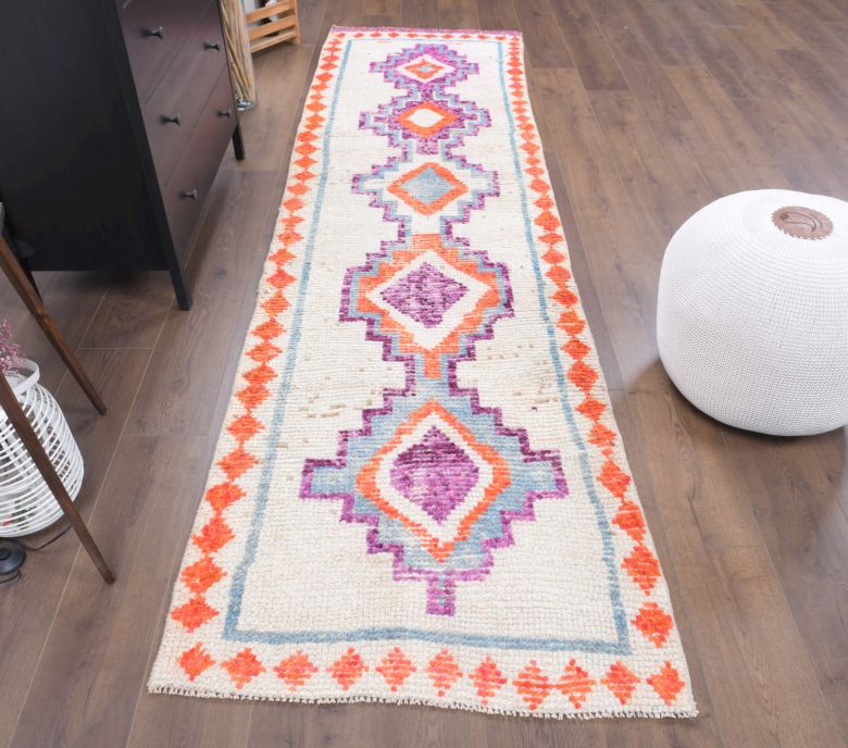 3x11 Wool Vintage Runner Rug