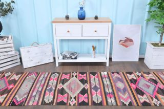 3x11 Wool Vintage Runner Rug - Thumbnail