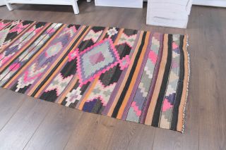 3x11 Wool Vintage Runner Rug - Thumbnail