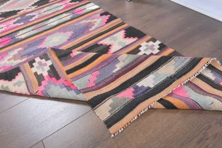 3x11 Wool Vintage Runner Rug - Thumbnail