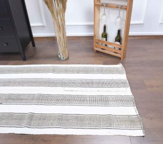 3x11 Wool Vintage Runner Rug - Thumbnail