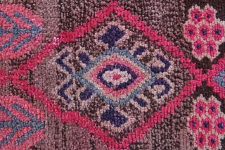 3x11 Hand-Knotted Vintage Runner Rug - Thumbnail