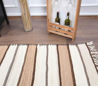 3x11 Hand-Knotted Vintage Runner Rug - Thumbnail
