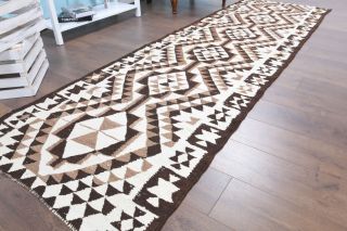 3x11 Wool Vintage Runner Rug - Thumbnail