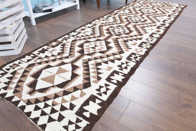 3x11 Wool Vintage Runner Rug