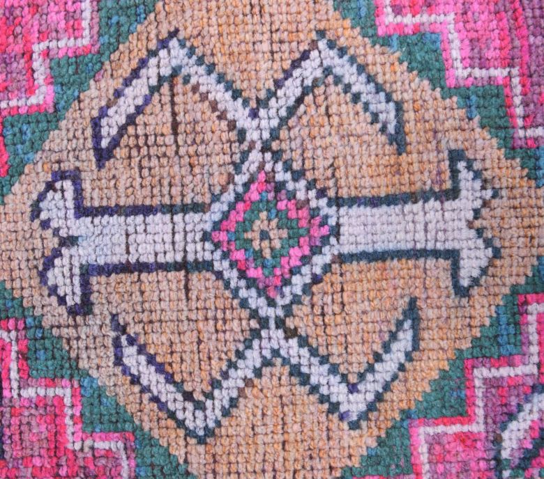 3x11 Hand-Knotted Vintage Anatolian Runner Rug