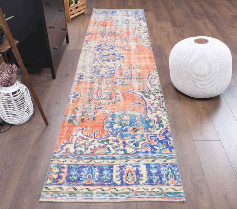 3x11 Handwoven Vintage Runner Rug