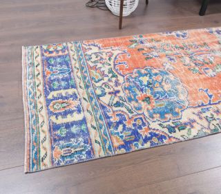 3x11 Handwoven Vintage Runner Rug - Thumbnail