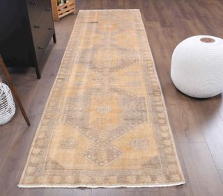 3x11 Wool Vintage Runner Rug - Thumbnail