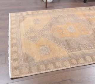 3x11 Wool Vintage Runner Rug - Thumbnail