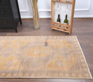 3x11 Wool Vintage Runner Rug - Thumbnail