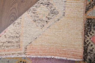 3x11 Wool Vintage Runner Rug - Thumbnail