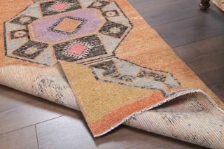 3x11 Wool Vintage Runner Rug - Thumbnail