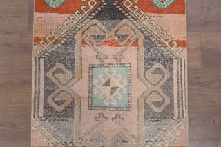 3x11 Wool Vintage Runner Rug - Thumbnail