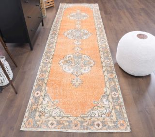 3x11 Wool Vintage Runner Rug - Thumbnail