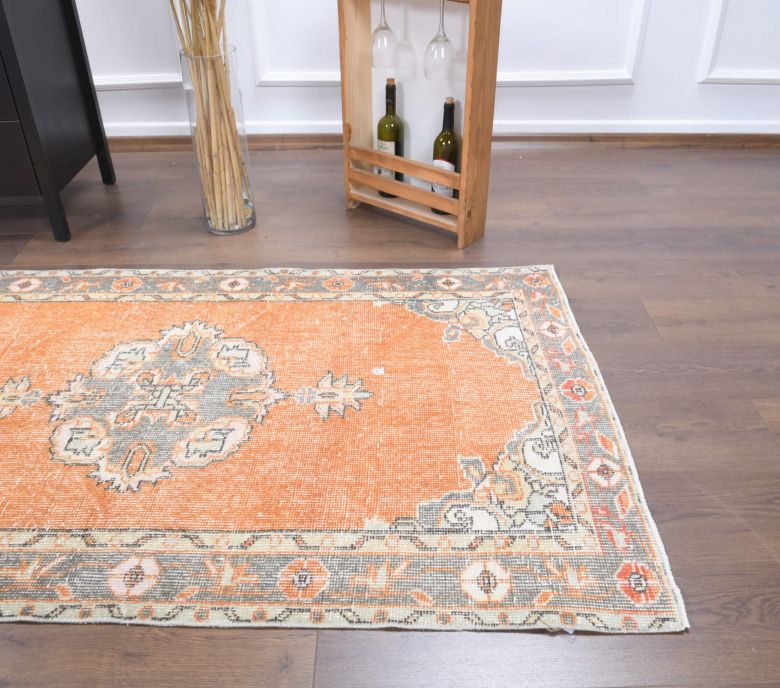 3x11 Wool Vintage Anatolian Runner Rug